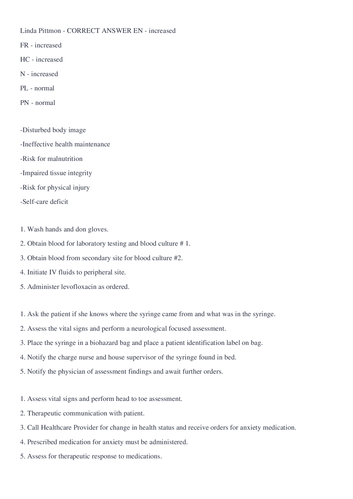 Preview image of Swift River - Clinicals Exam document